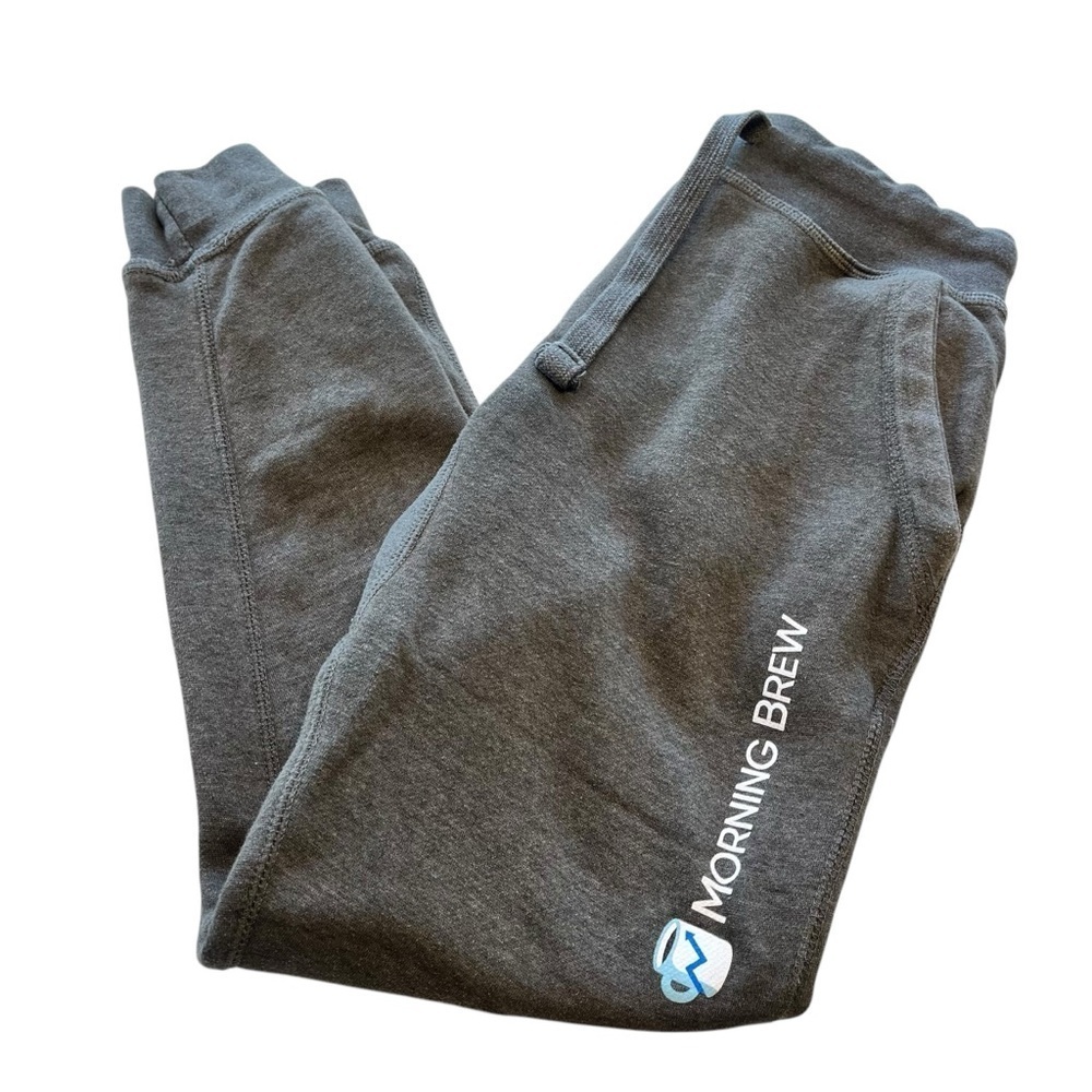 Morning Brew Gray Joggers Small Lane Seven